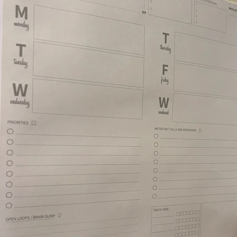 Go Getter Guide - Cream Planner